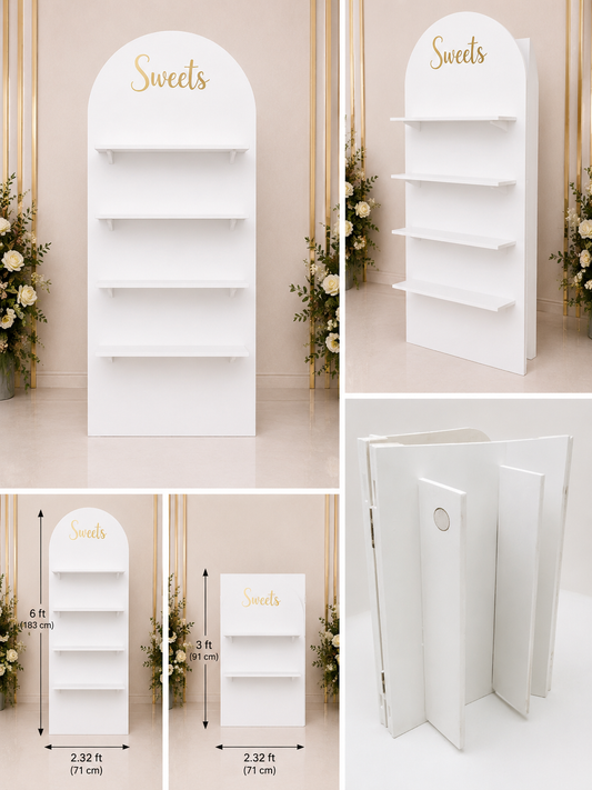 Sweet Arch Dessert Shelf Backdrop rental in Ottawa