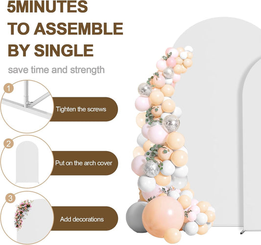 White Arch Backdrop Stands – Set of 2 rental in Ottawa