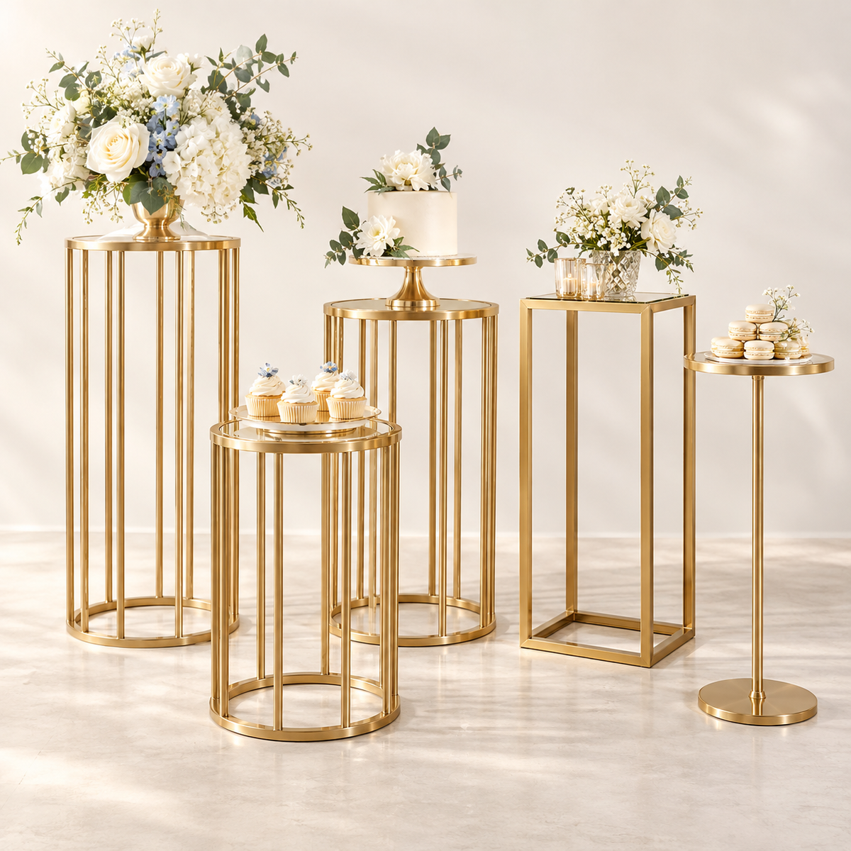 Metal Gold Stands (Rental)