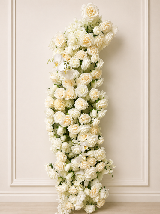 Large White Rose Floral Installation rental in Ottawa