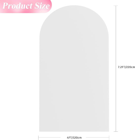 Arch Backdrop Cover – White, 7.2 ft Rental in Ottawa