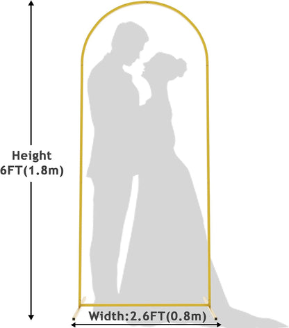 Gold Metal Arch Backdrop Stand – 6 ft rental in Ottawa