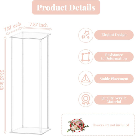 Clear Acrylic Flower Stands rental in Ottawa