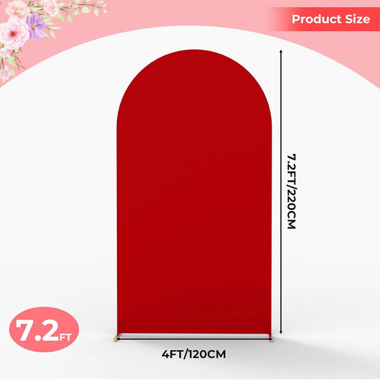 Arch Backdrop Cover – Red, 7.2 ft Rental in Ottawa