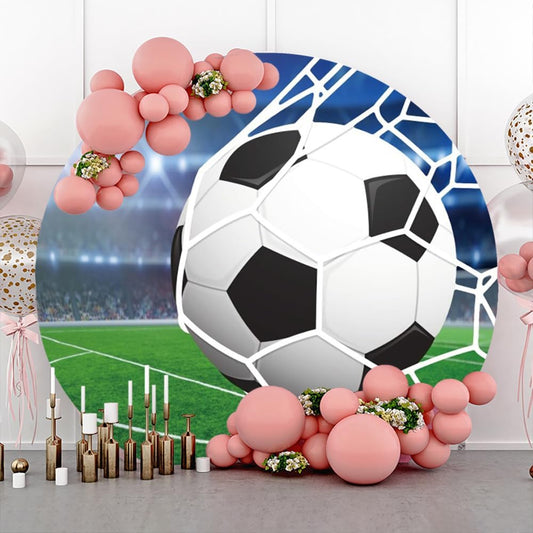 Soccer Stadium Round Backdrop Cover Rental in Ottawa