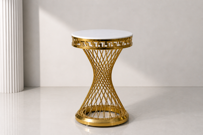 Gold Twist Pedestal Stand – Small | Rental rental in Ottawa
