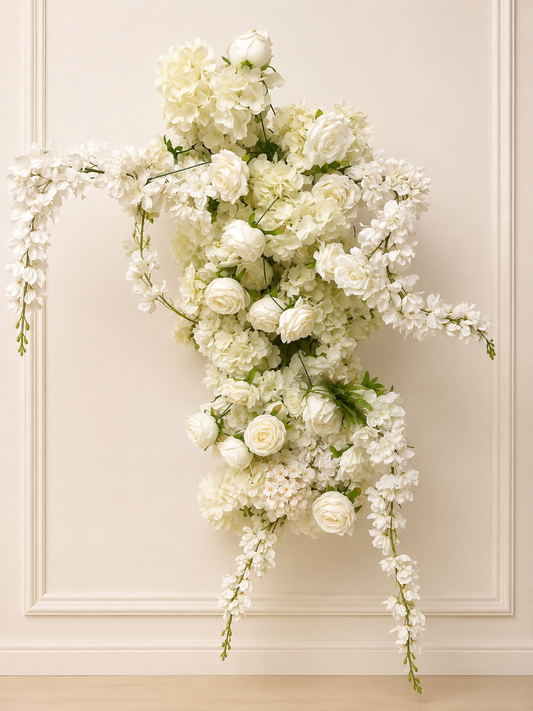 Medium White Rose Floral Installation rental in Ottawa