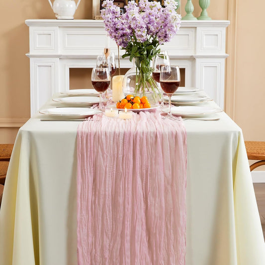 Table Runners Dusty Pink – Set of 2, 10 ft Rental in Ottawa