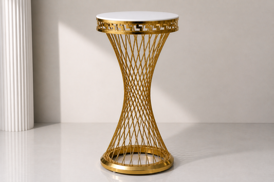 Gold Twist Pedestal Stand – Large | Rental rental in Ottawa