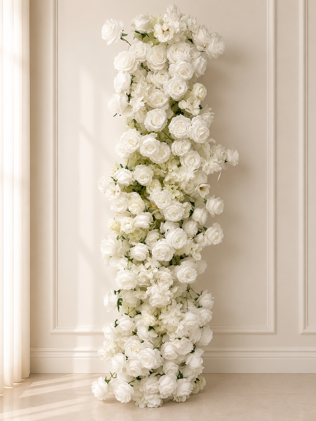 White Rose Floral Installation rental in Ottawa