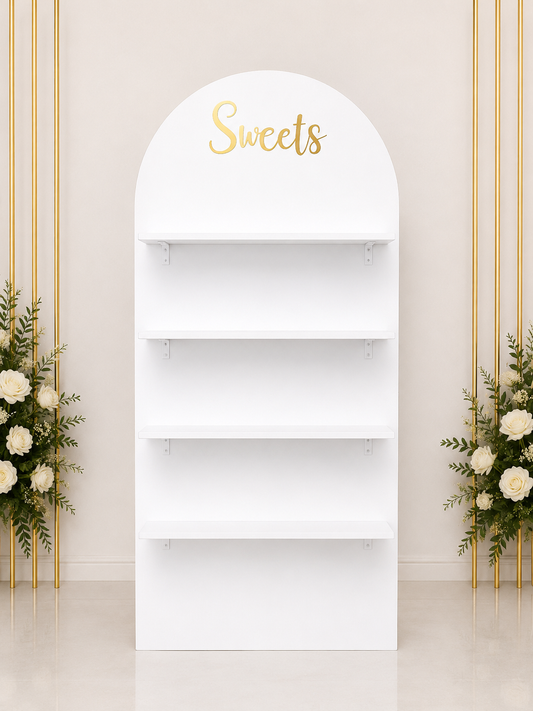Sweet Arch Dessert Shelf Backdrop rental in Ottawa