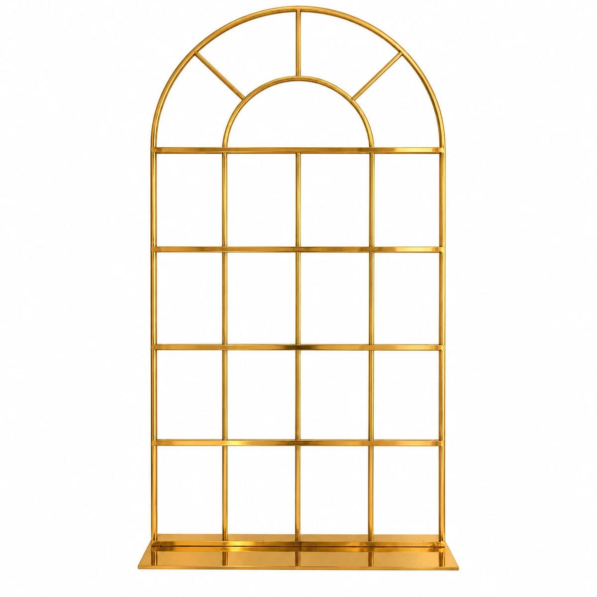 Crown Gold French Door Backdrop Stand