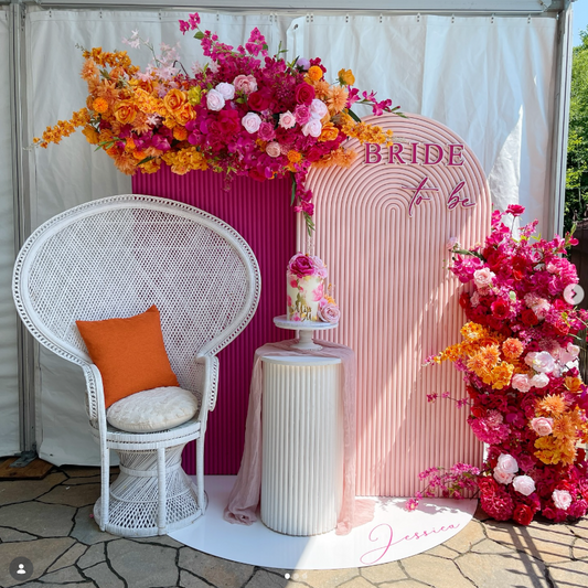 Oval Ripple Backdrop rental in Ottawa