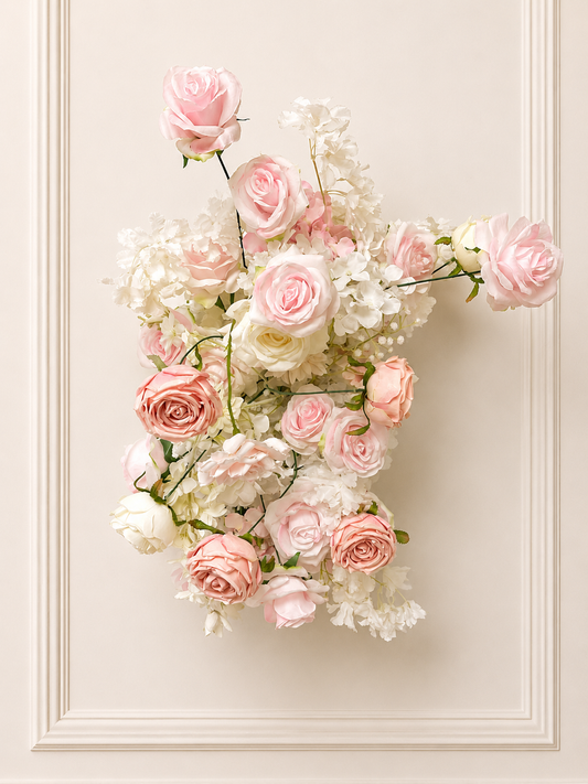 Blush Garden Rose Floral Installation rental in Ottawa