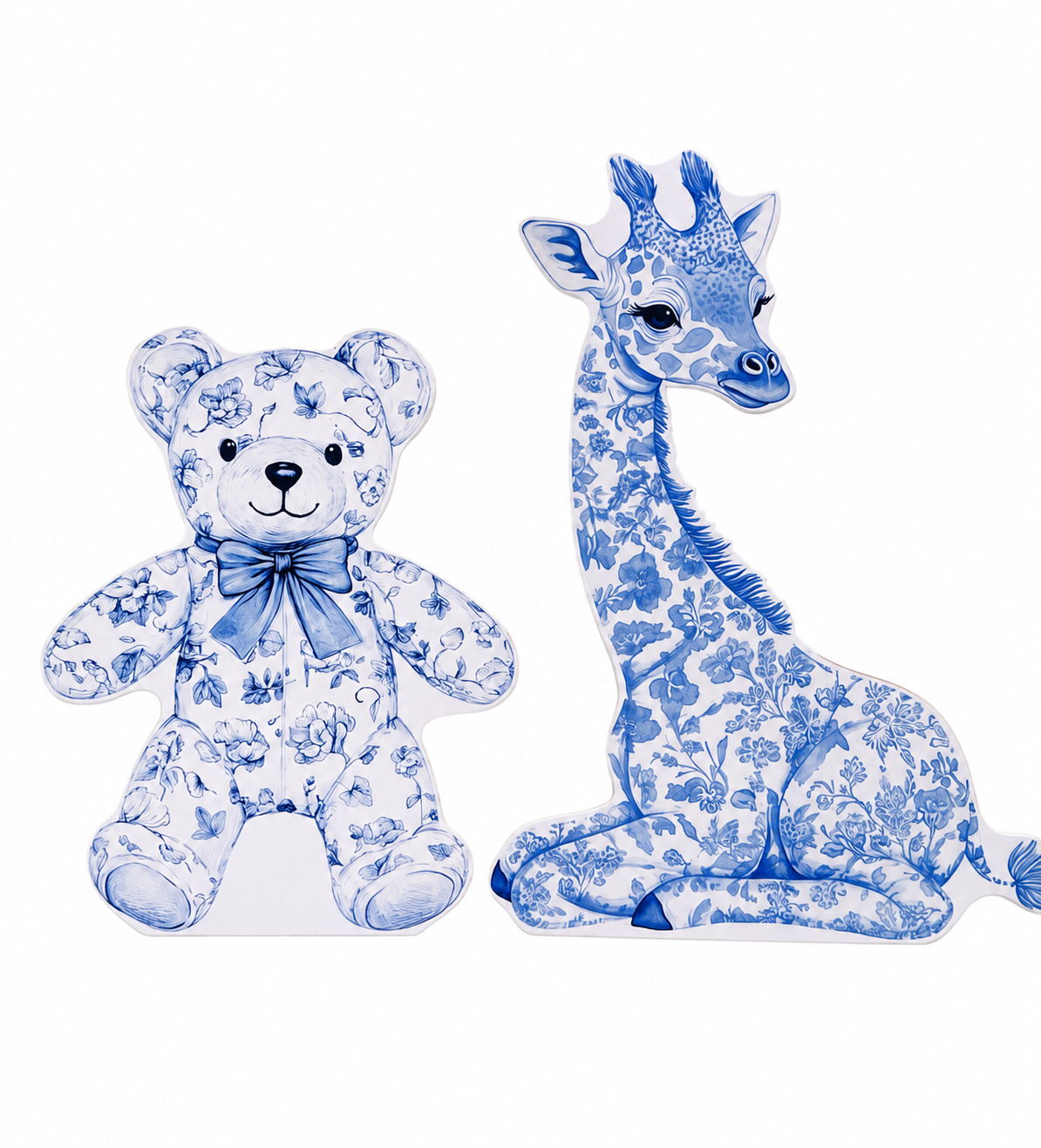Blue Toile Baby Animal Cutout Set rental in Ottawa