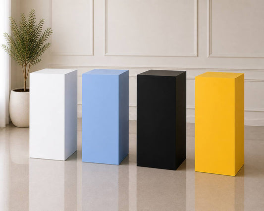 Wooden Rectangular Pedestal – Medium | Rental rental in Ottawa