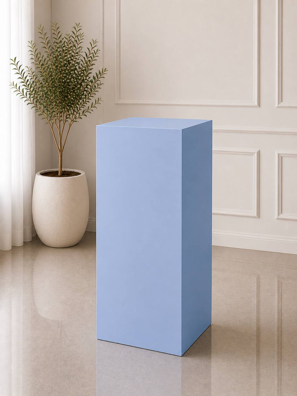 Wooden Rectangular Pedestal – Large | Rental rental in Ottawa