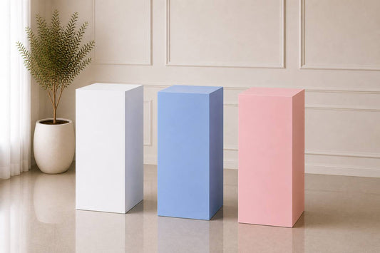 Wooden Rectangular Pedestal – Large | Rental rental in Ottawa