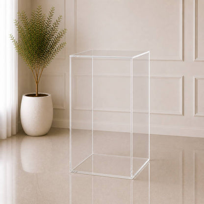Clear Acrylic Cube Pedestal – Large | Rental rental in Ottawa