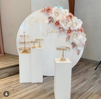 Medium Round Acrylic Backdrop rental in Ottawa