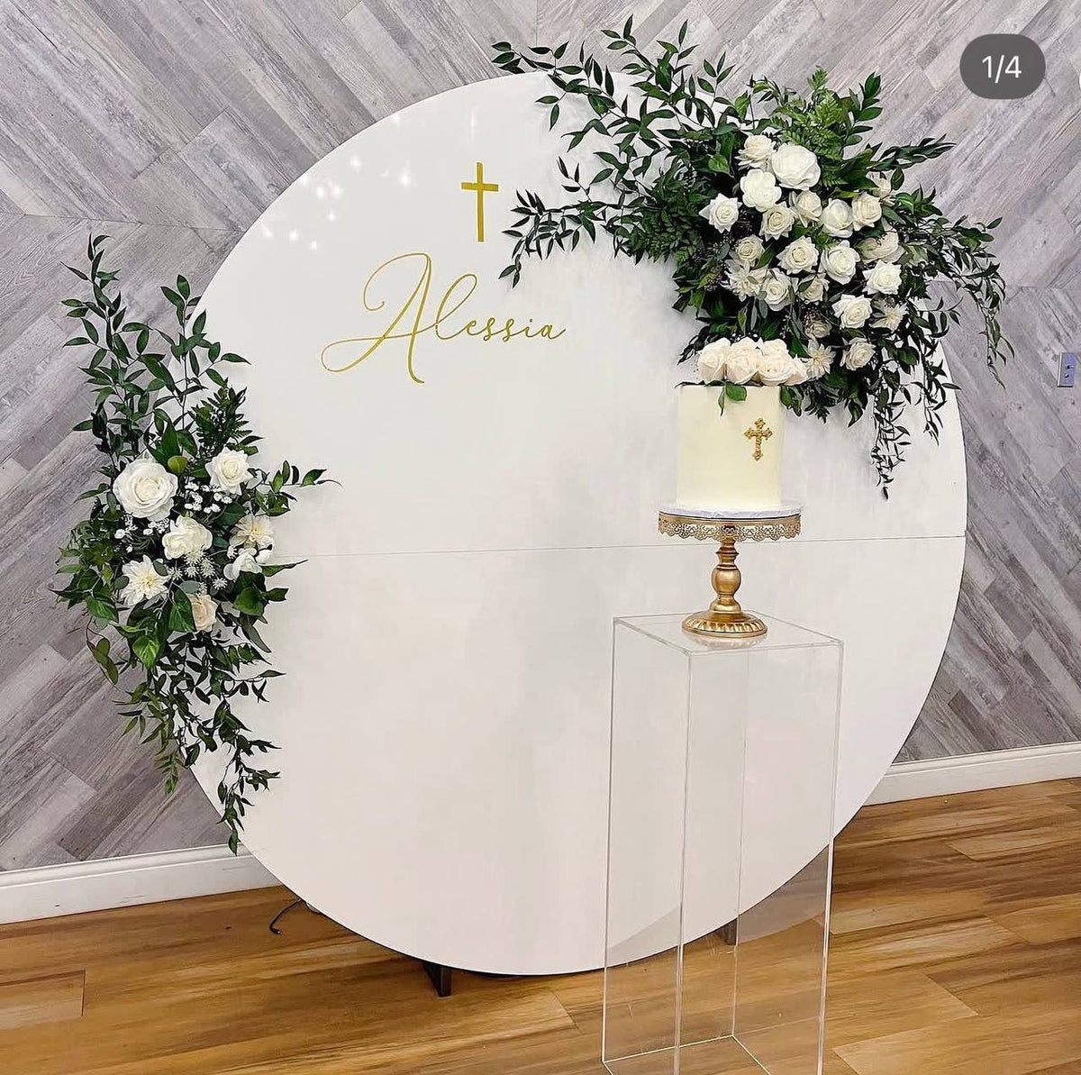 Medium Round Acrylic Backdrop rental in Ottawa