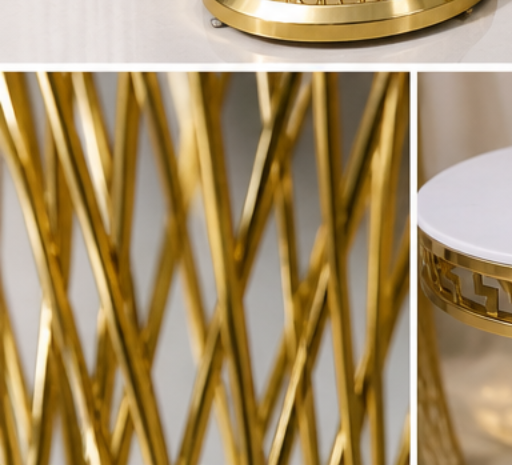 Gold Twist Pedestal Stands – Set of 3 (Best Va) Rental rental in Ottawa