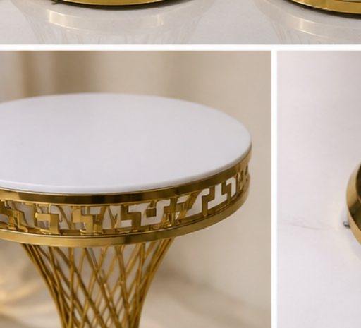 Gold Twist Pedestal Stands – Set of 3 (Best Va) Rental rental in Ottawa