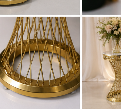 Gold Twist Pedestal Stands – Set of 3 (Best Va) Rental rental in Ottawa